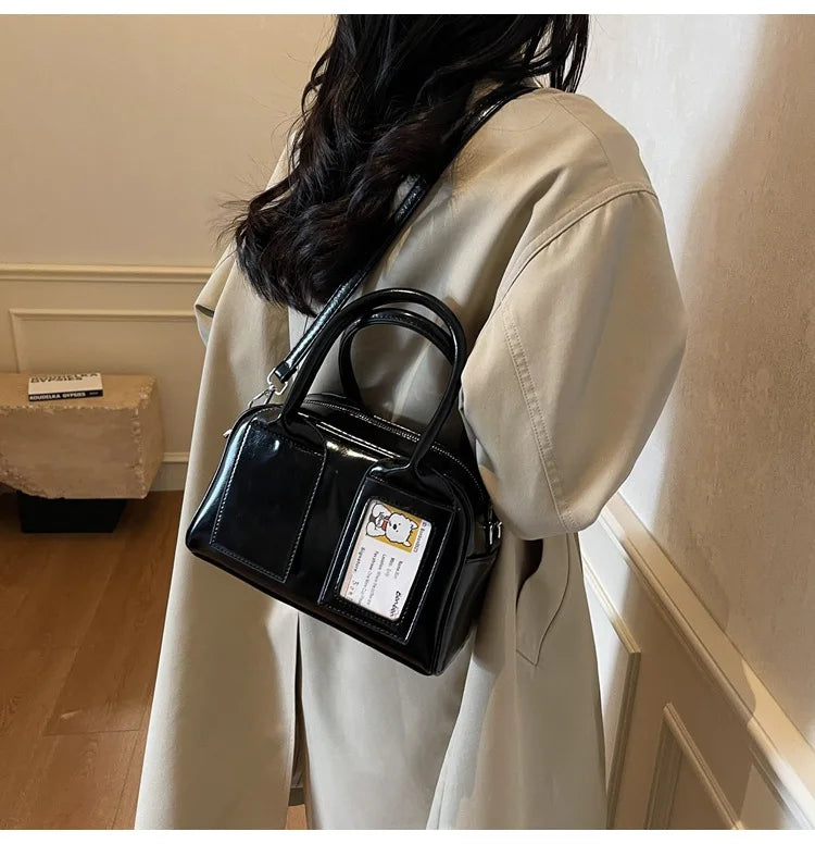 2025 New Y2K Harajuku Shoulder Bag Women Korean Transparent Ita Bag Crossbody Bag Female Japanese Designer Trend Handbag Purse