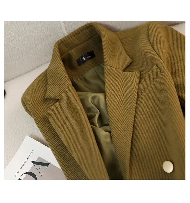 Luxury Brand Blazers Women Clothing Autumn Winter Jacket Button Office Ladies Coat Design Jacket Long Sleeve Outerwear Suits New