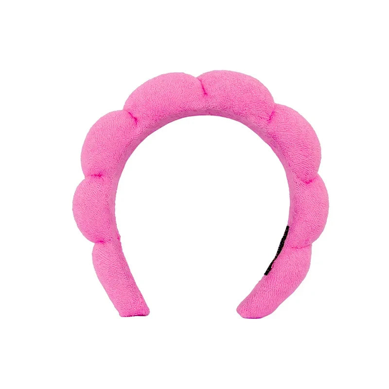 Cute Fashion Multifunctional Women's Face Washing Cuffs Waterproof Water Absorbent Wrist Cotton Velvet Hairband Hair Accessories