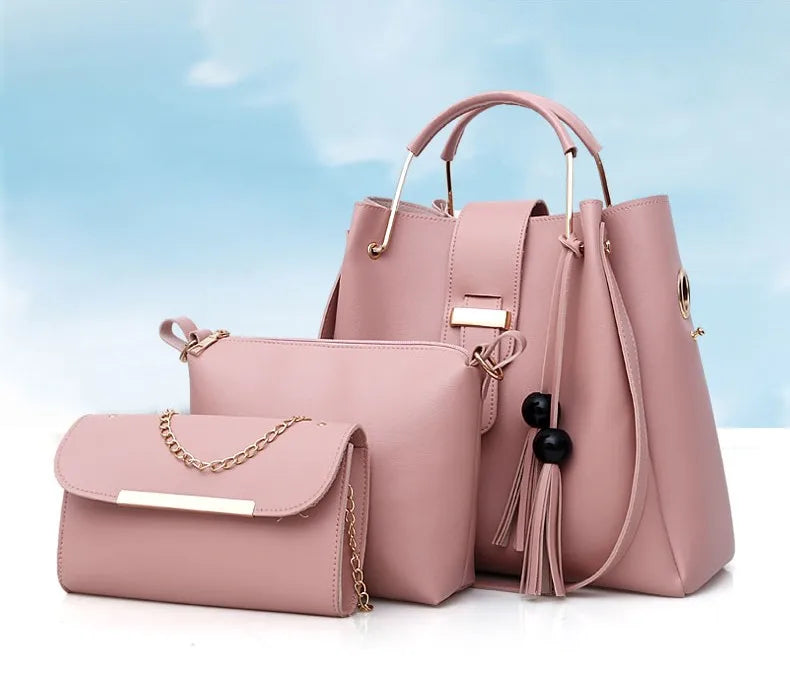 Women's Handheld Bun Mother Bag Women's Shoulder Bag Fashion Retro Leather Bag Large Capacity Handbag Oblique Shoulder Bag