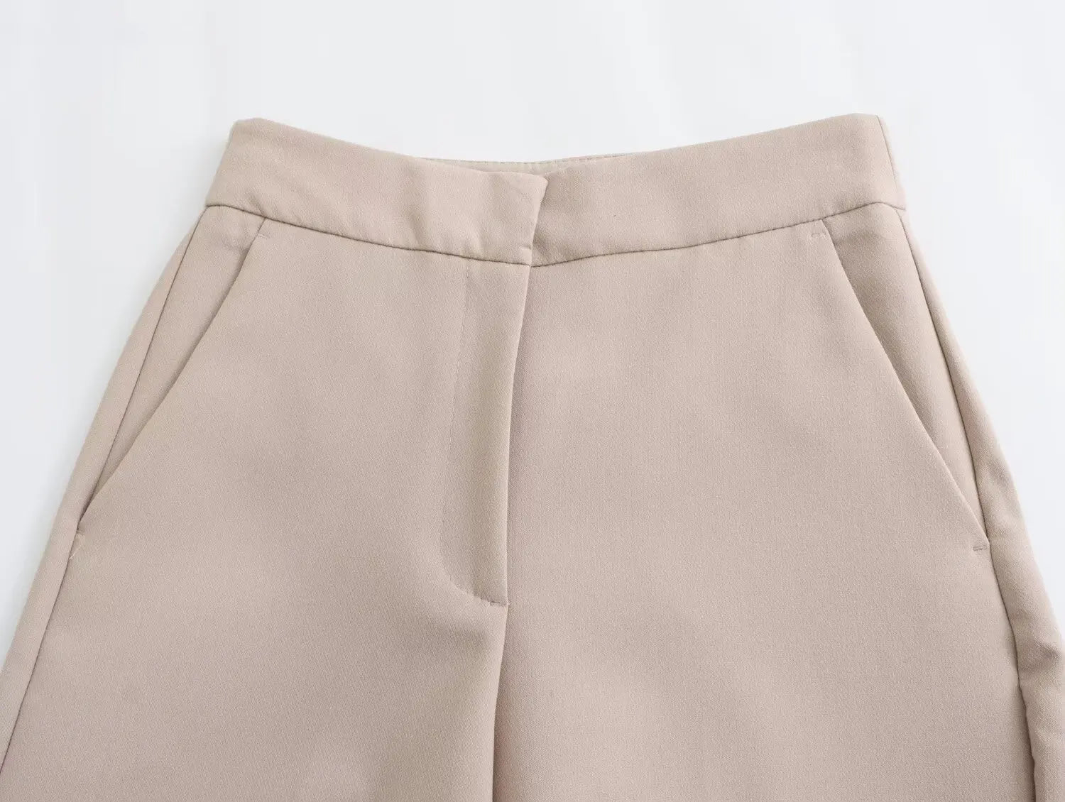 PRINTKAOIR Women's suit and pants fashion vest vest khaki high waisted straight leg pants set 2025 autumn hot sale