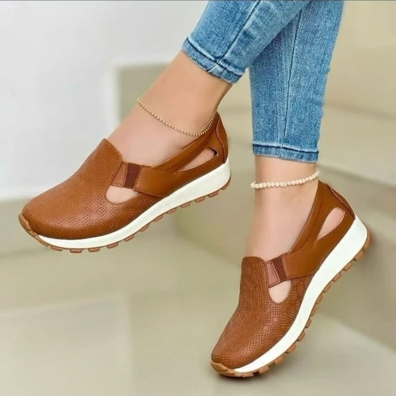 Mesh Women's Loafers Spring Summer Casual Sneakers Comfortable Slip-on Women's Vulcanized Shoes Flat Sneakers Zapatos De Mujer