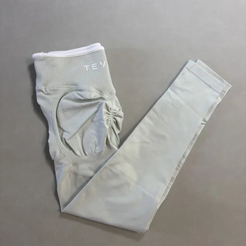 women  Leggings Women Ignite Gym Set Woman Leggings Set Workout Clothes Bra Set Seamless Scrunch Legging Yoga Set