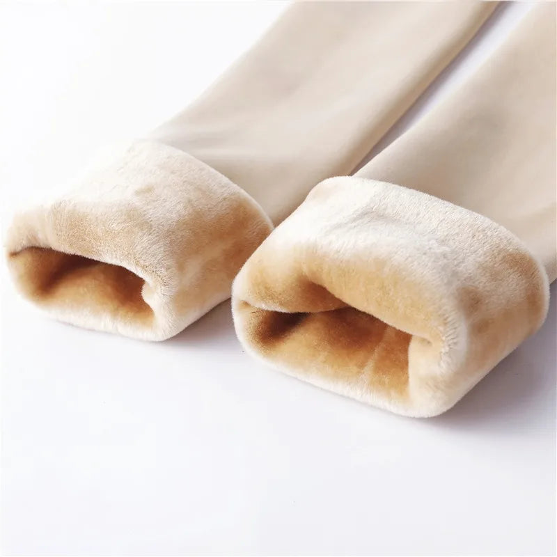 8 Colors Velvet Stretchy Tights for Women Soft Breathable Solid Color Pantyhose Thickness Thermal Legging Warm Stylish Stockings