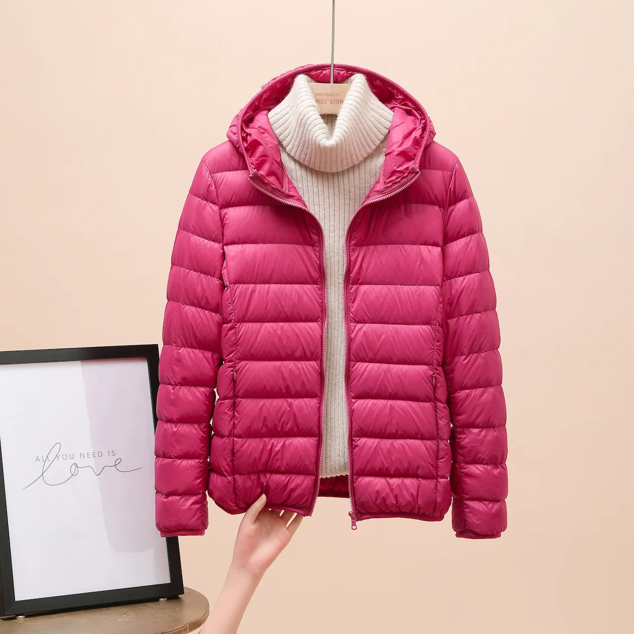 women's clothing Ultra Light Down Jacket female  Autumn Winter Warm Coat Lightweight Warm Jackets Female Hooded Parka