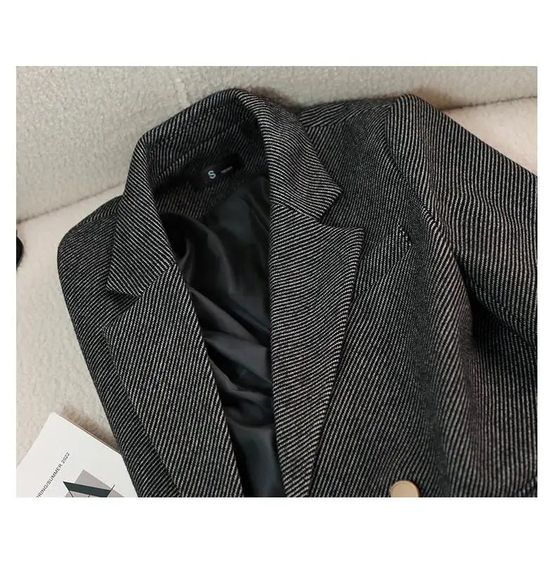 Luxury Brand Blazers Women Clothing Autumn Winter Jacket Button Office Ladies Coat Design Jacket Long Sleeve Outerwear Suits New