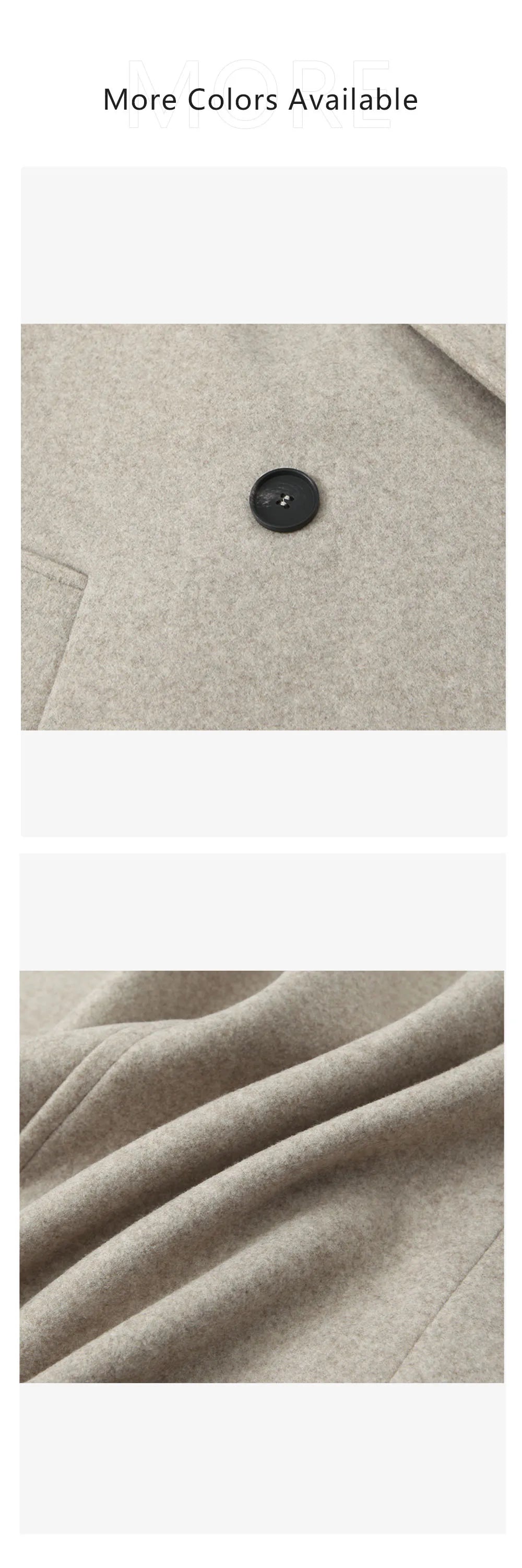 Autumn New Women's Clothing Style Fashionable Tri color Luxury Loose Collar Long Sleeve Coat