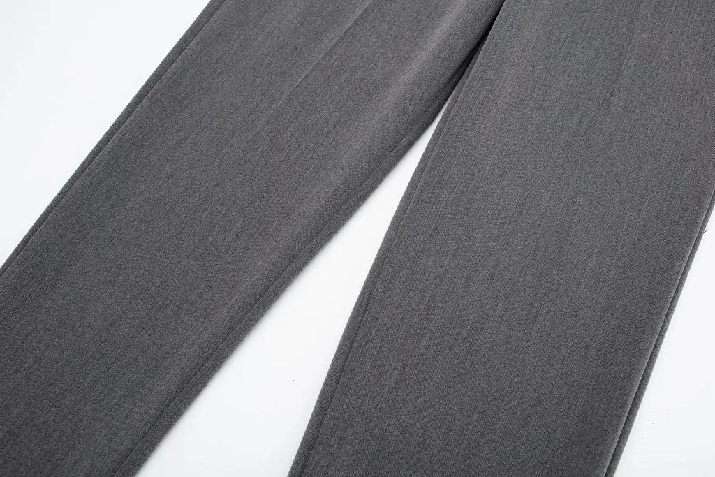 2025 Woman Solid Trouser High Waist Slim Zipper Fly Long Pants Female Wild Commute Office Lady Woman Pencil Pant Street