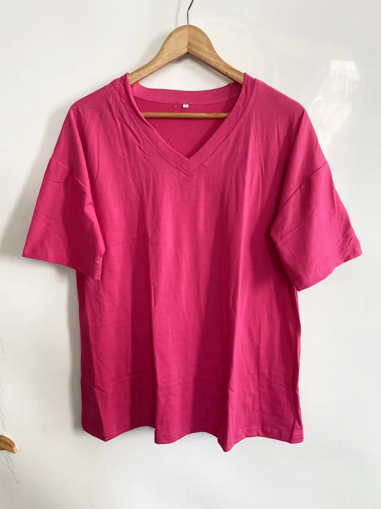 Cotton Black White Blue Brown Short Sleeve T Shirt Women Elegant Cotton Short T-shirt Female Office Women's Tee Shirt Summer