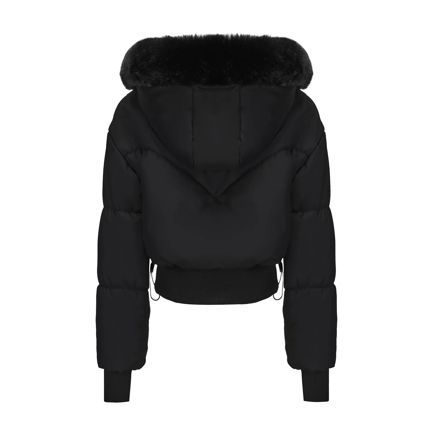 Thick Warm Women's Winter Down Jackets Coats Parkas Large Fur Collar Hood Woman Cotton Padded Puffer Jacket Outwear Overcoat H01