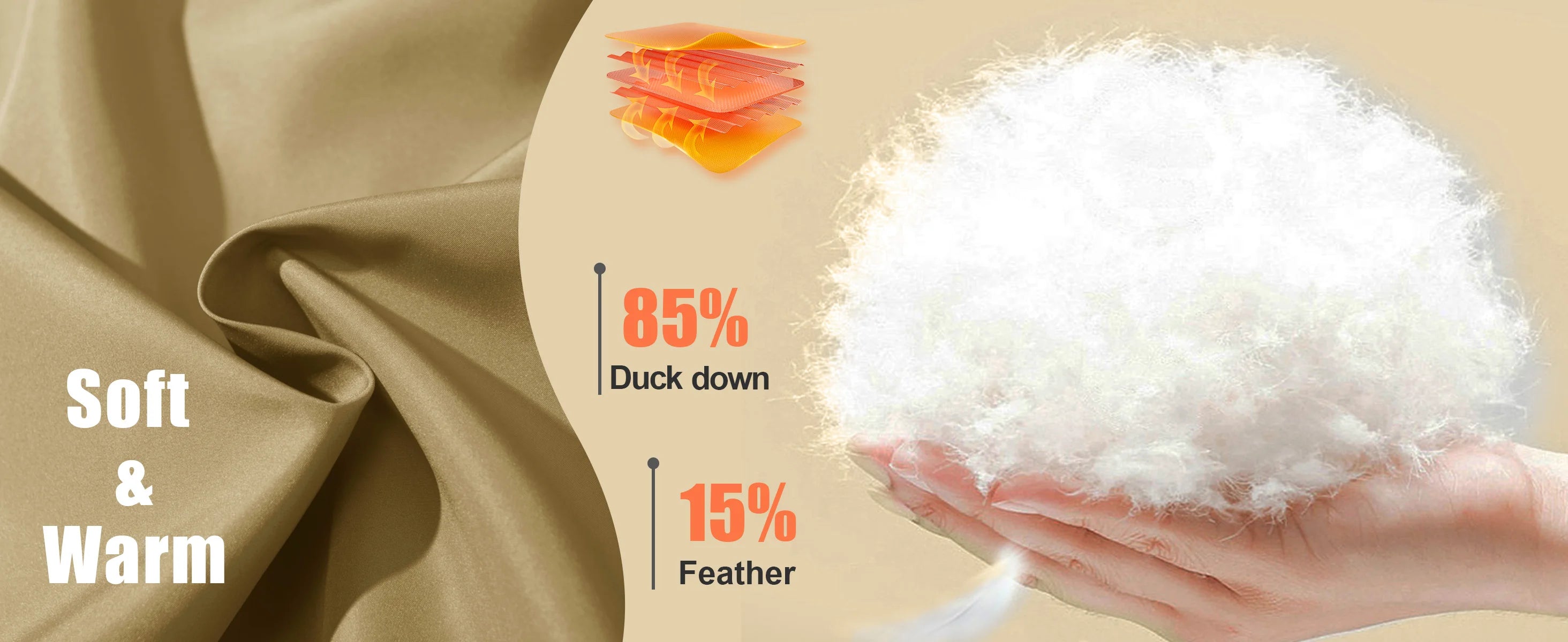 TACVASEN Womens Winter Long Quilted Duck Feather Jackets Padded Puffer Warm Hooded Long Coats Warm Windproof  Thick Outerwear