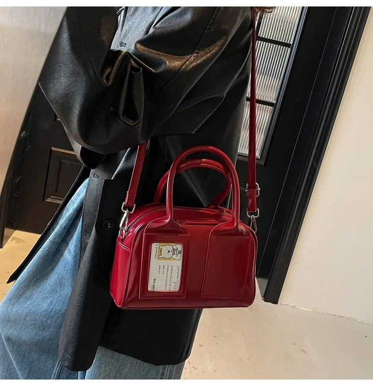 2025 New Y2K Harajuku Shoulder Bag Women Korean Transparent Ita Bag Crossbody Bag Female Japanese Designer Trend Handbag Purse