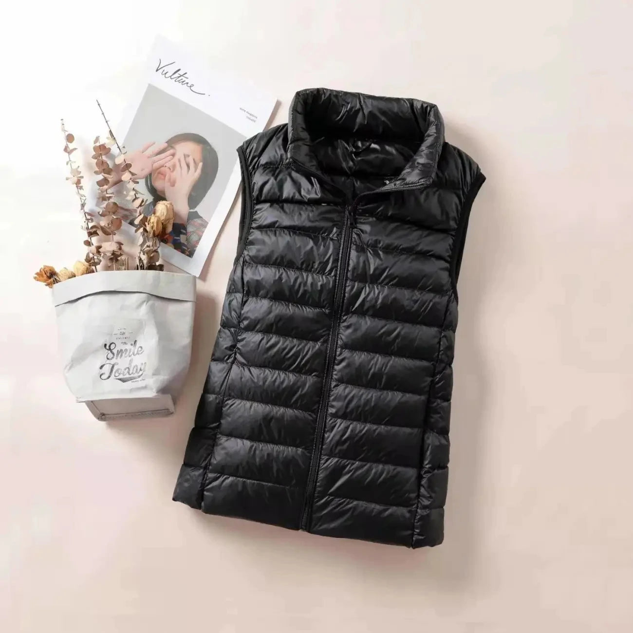 Ultralight Down Vest Women 2025 New Sleeveless Jacket Female White Duck Down Waistcoat Female Warm Puffer Jacket Outwear M-8XL