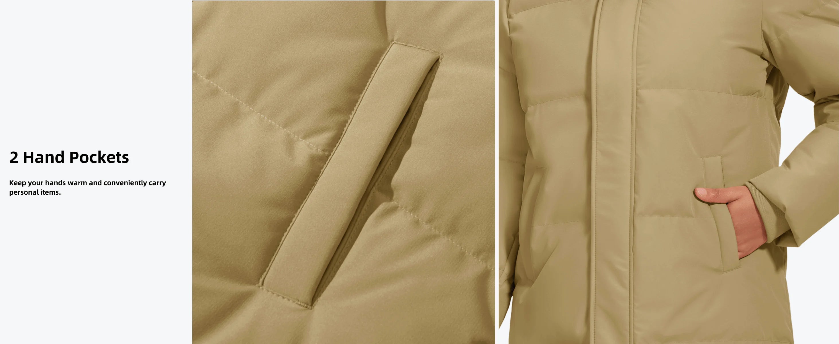 TACVASEN Womens Winter Long Quilted Duck Feather Jackets Padded Puffer Warm Hooded Long Coats Warm Windproof  Thick Outerwear