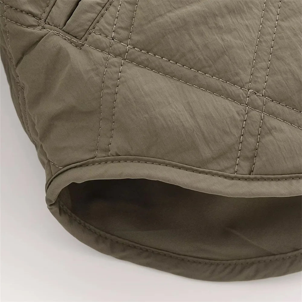 2025 Autumn/Winter New Product Fashion Casual Women's Round Neck Loose Long Sleeve Hooded Jacket Top