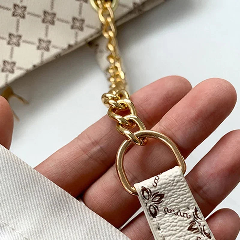 Summer High Quality PU Leather Fashion Large-capacity Shoulder Armpit Women's Bag Work Student Travel Female Retro Handbag Tote