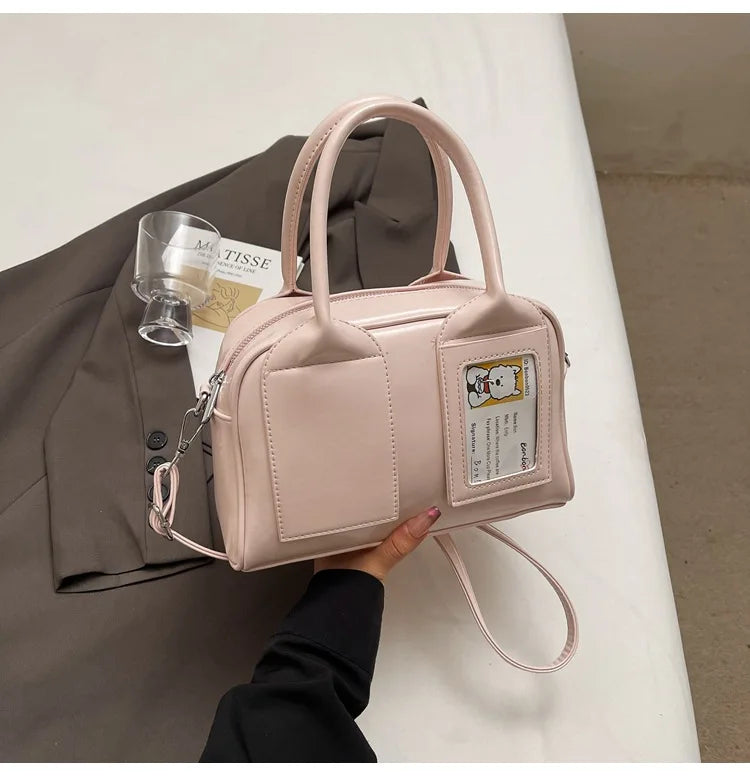 2025 New Y2K Harajuku Shoulder Bag Women Korean Transparent Ita Bag Crossbody Bag Female Japanese Designer Trend Handbag Purse