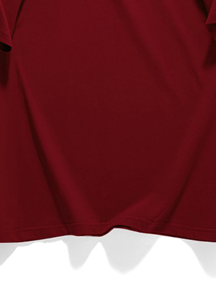 COUTUDI 100% Cotton 3 pieces Women Short Sleeve T-shirt Summer Oversize Solid Color Basic Top Casual Female Regular Fit Soft Tee