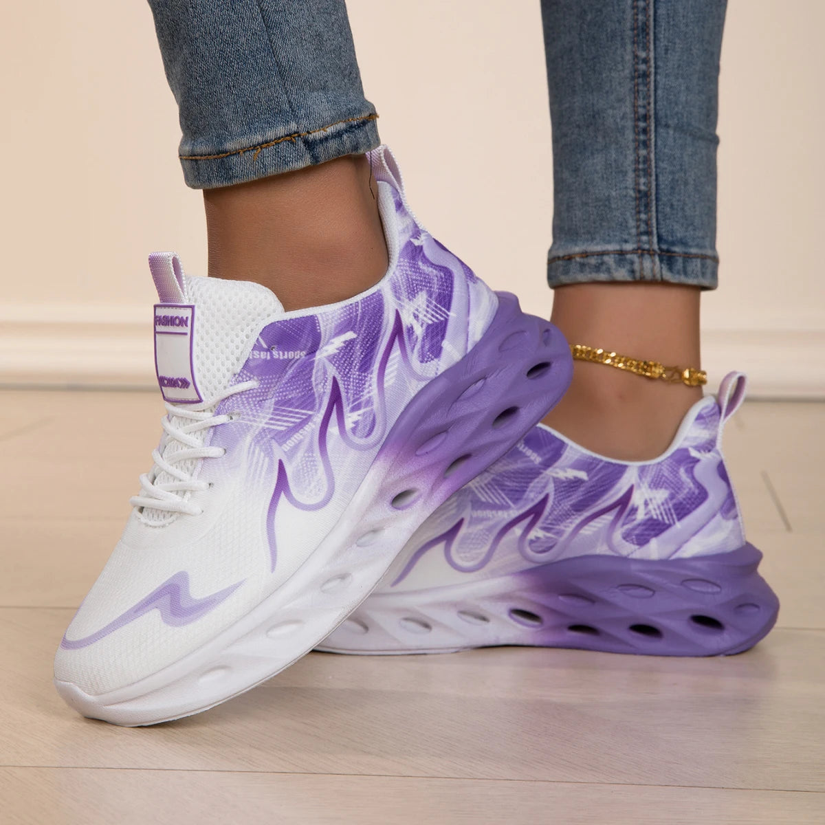 Men Sports Shoes Trendy Breathe Soft Sole Comfort Outdoor Fitness Jogging Shoes Couple Walking Sports Tennis Shoes for Men Women