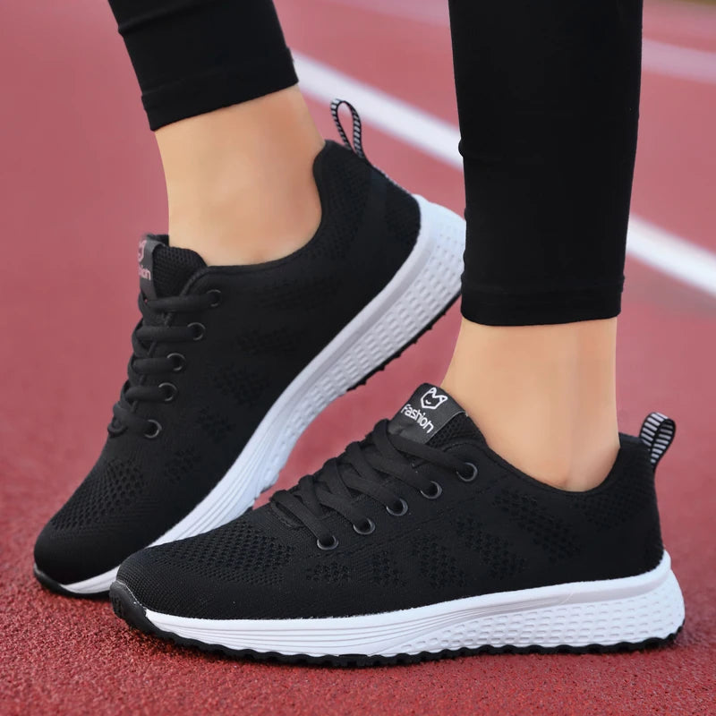 2025 Women Sport Shoes Fashion Platform Sneakers Ladies Spring Winter Flats Running Shoes for Woman