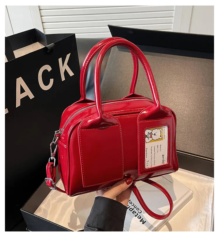 2025 New Y2K Harajuku Shoulder Bag Women Korean Transparent Ita Bag Crossbody Bag Female Japanese Designer Trend Handbag Purse