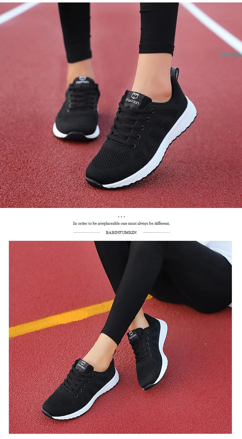 2025 Women Sport Shoes Fashion Platform Sneakers Ladies Spring Winter Flats Running Shoes for Woman