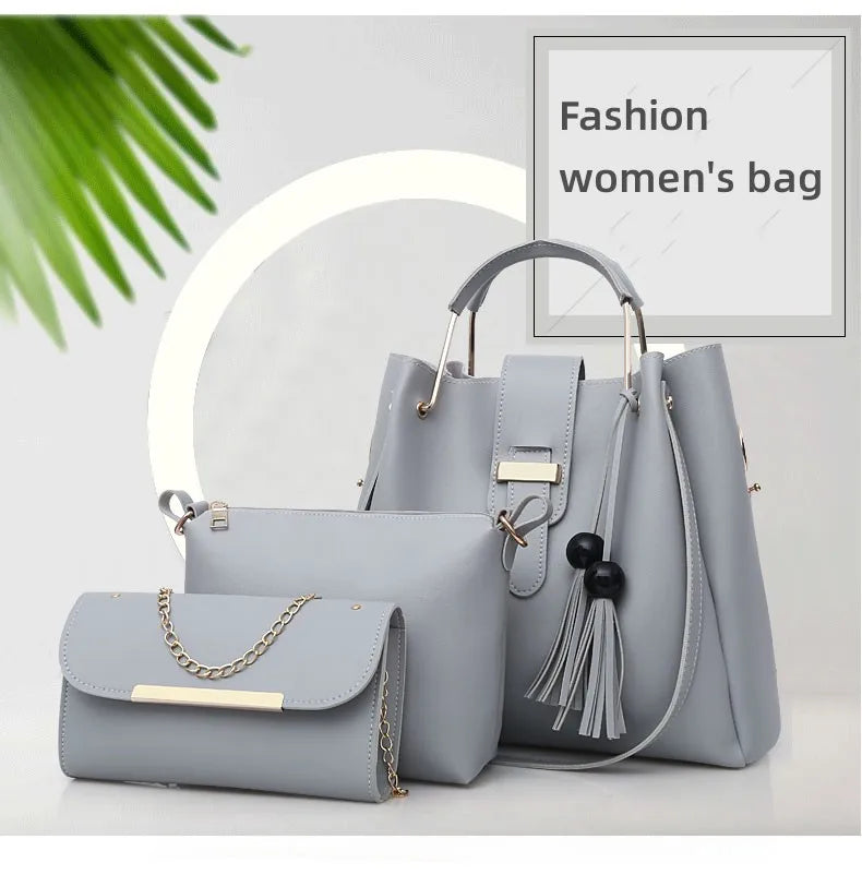 Women's Handheld Bun Mother Bag Women's Shoulder Bag Fashion Retro Leather Bag Large Capacity Handbag Oblique Shoulder Bag