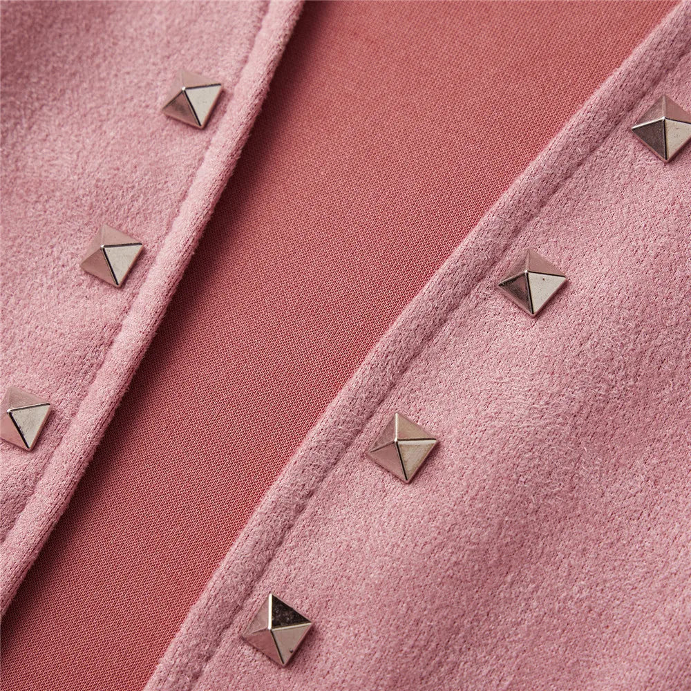 Women Vintage Sleeveless Faux Suede Fringe Vest Rivets Leather Western Boho Tassel Jacket Open Front Hippie Cardigan 2025