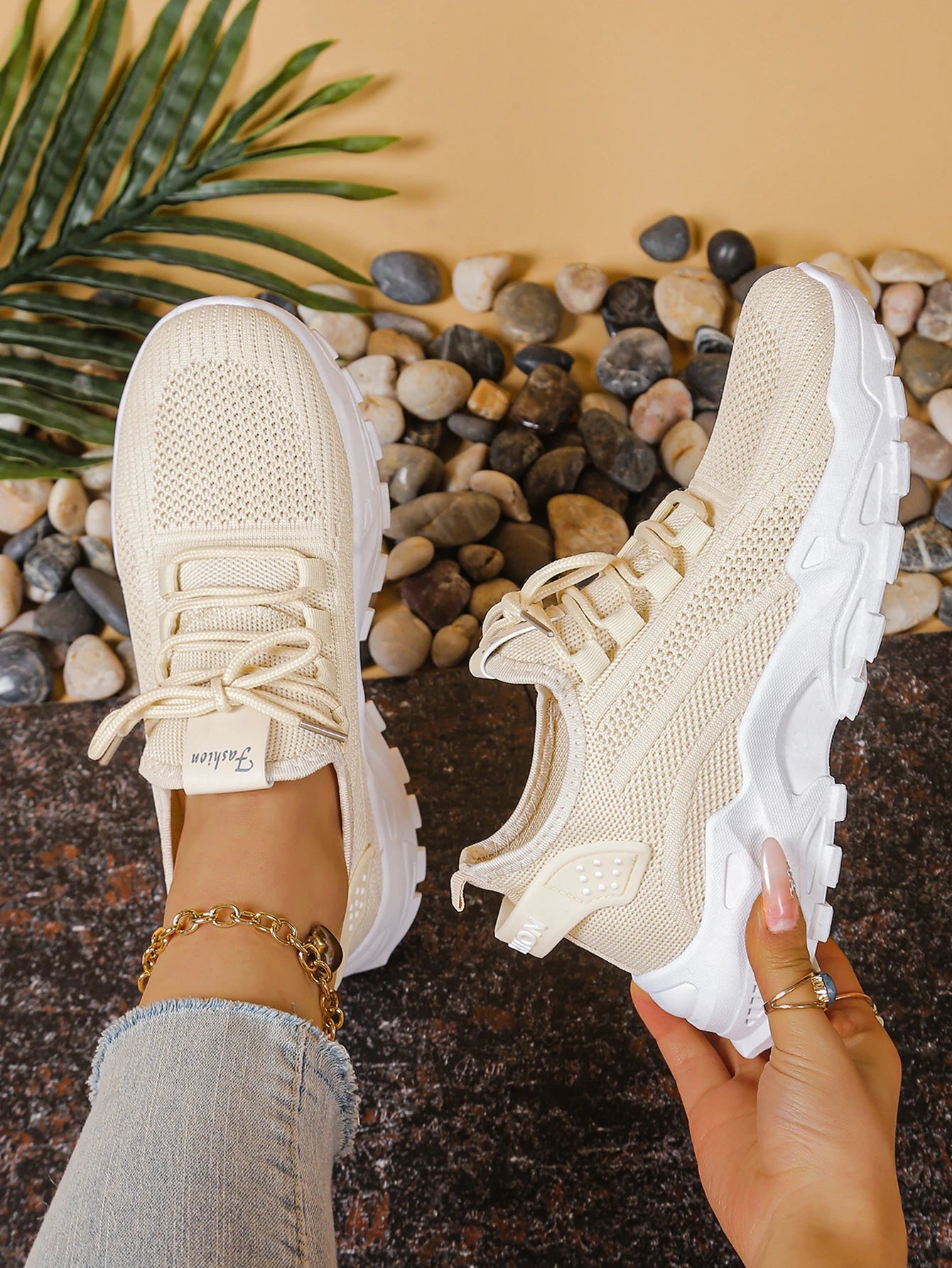 Ladies shoes women's sneakers shoes woman 2025 Solid color increases height and is versatile cheap shoes clearance free shipping