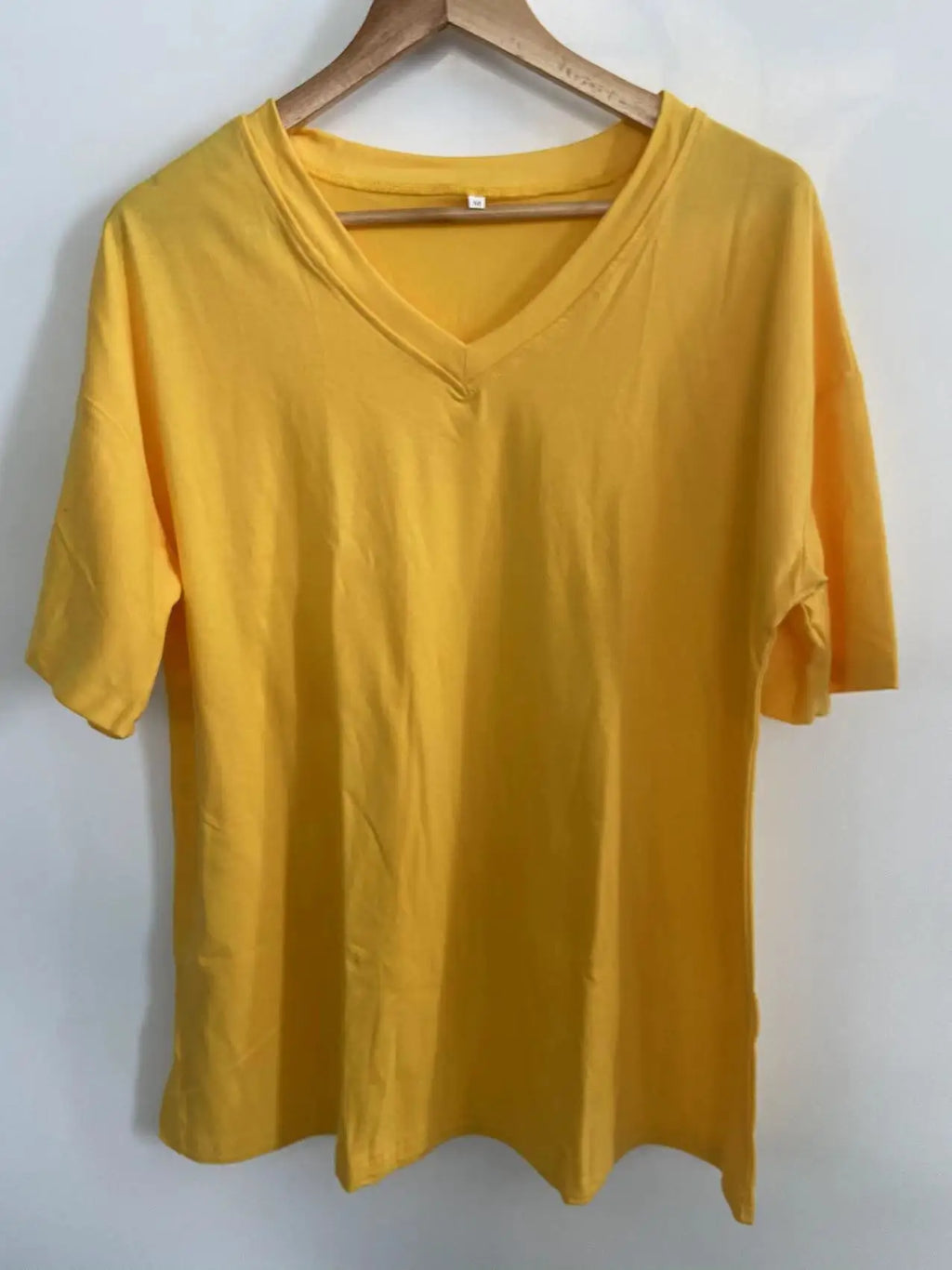 Cotton Black White Blue Brown Short Sleeve T Shirt Women Elegant Cotton Short T-shirt Female Office Women's Tee Shirt Summer