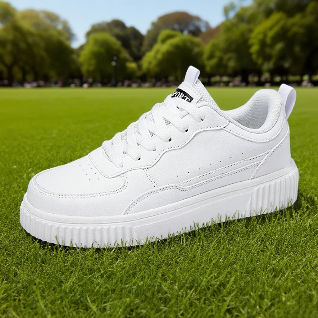 Fashion Women Casual Shoes Breathable Walking Flat Shoes Sneakers White Female Footwear Sports Running Outdoor Walking For Men