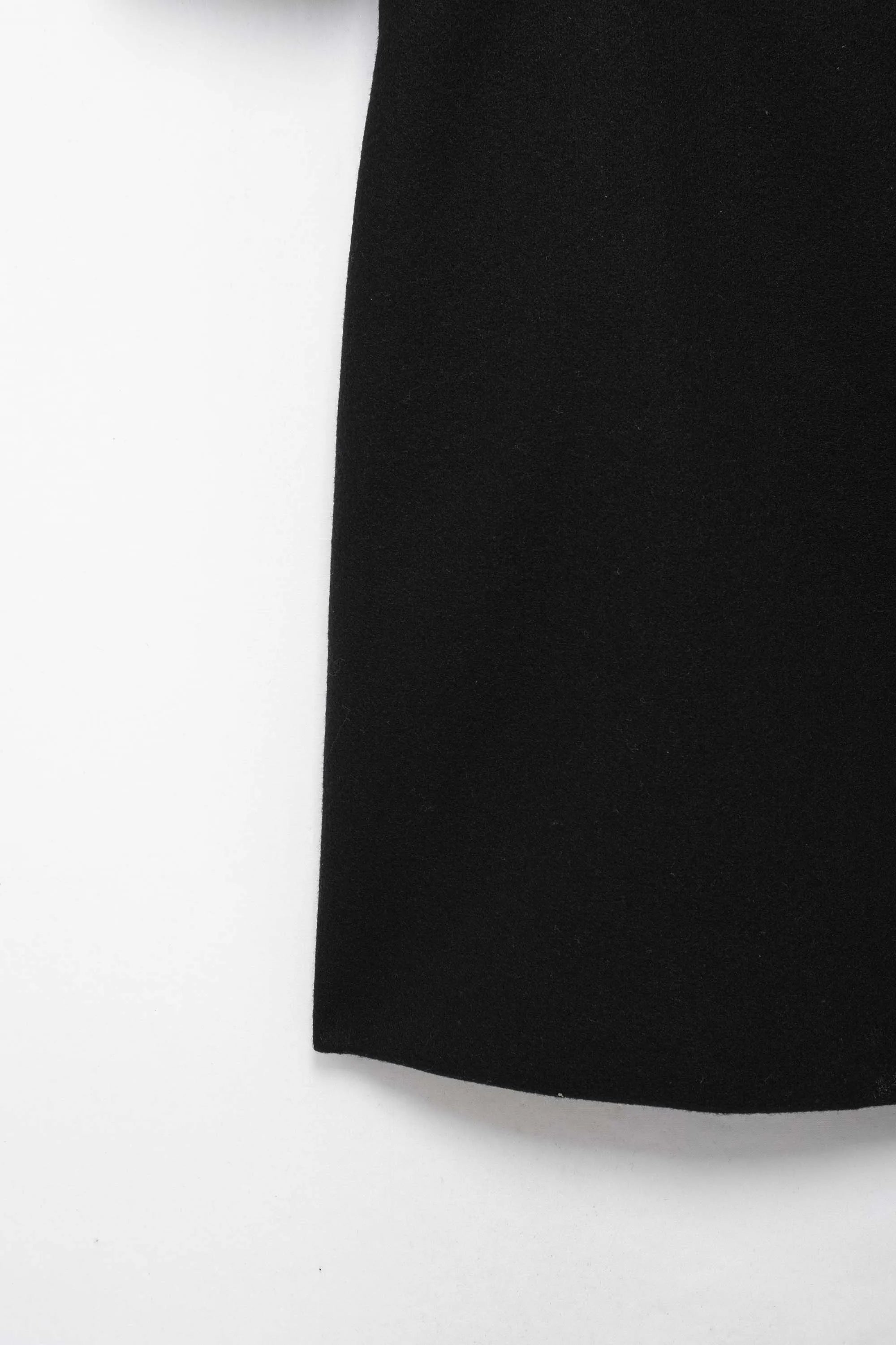 TRAFZA Women Winter Casual Wool Blend Notched Lapel Collar Coat Chic Double-breasted Trench Coats Oversized Female Long Jackets