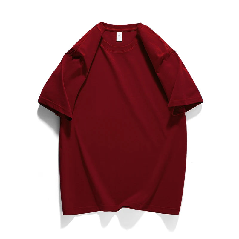 COUTUDI 100% Cotton 3 pieces Women Short Sleeve T-shirt Summer Oversize Solid Color Basic Top Casual Female Regular Fit Soft Tee