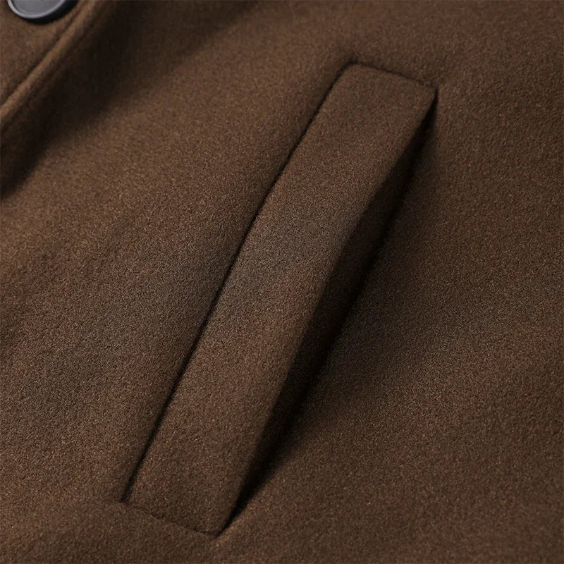 Belts Double Breasted Women's OverCoat Elegant Laple Pocket Full Sleeve Female Coat 2025 Autumn Winter Fashion New Lady Outwears