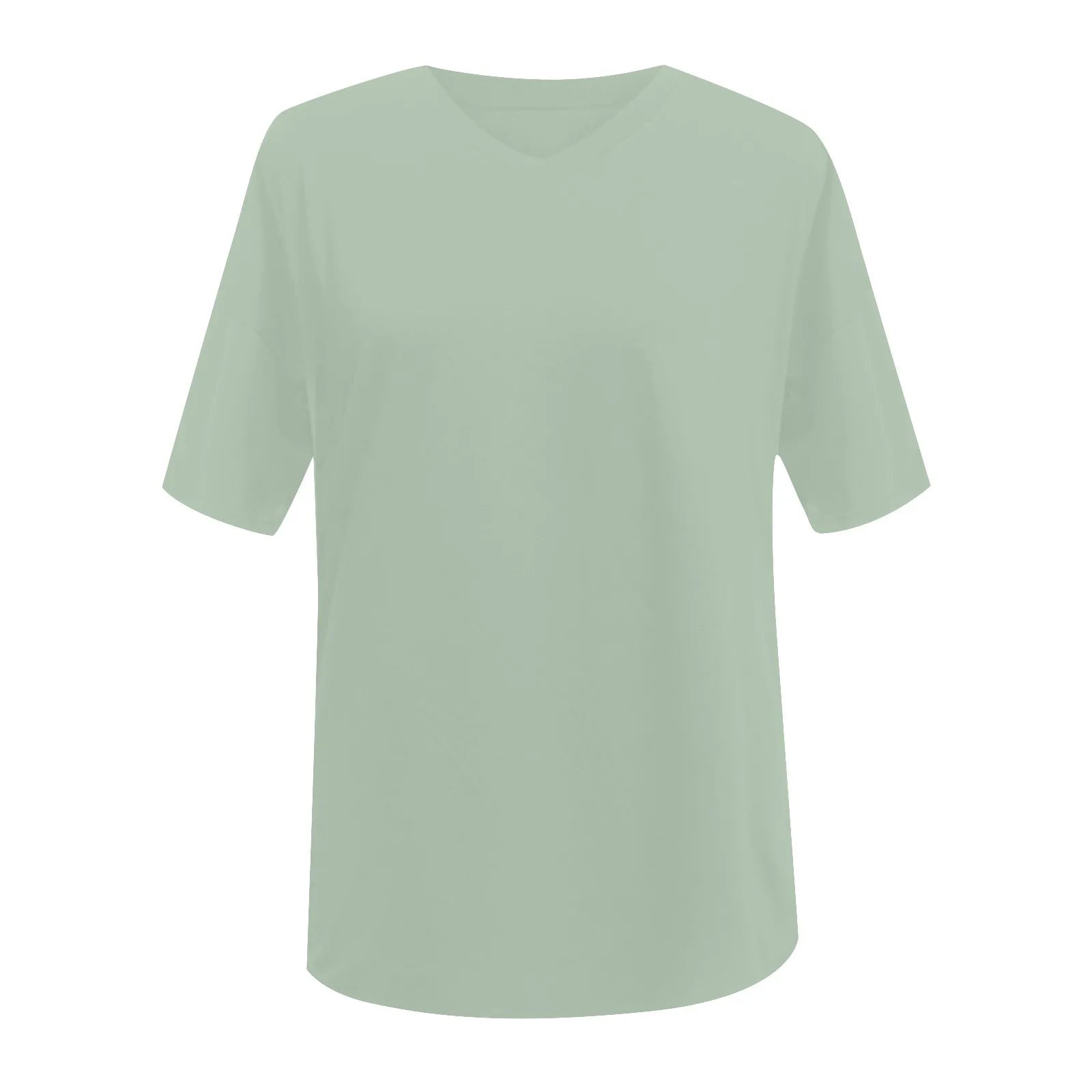 Cotton Black White Blue Brown Short Sleeve T Shirt Women Elegant Cotton Short T-shirt Female Office Women's Tee Shirt Summer