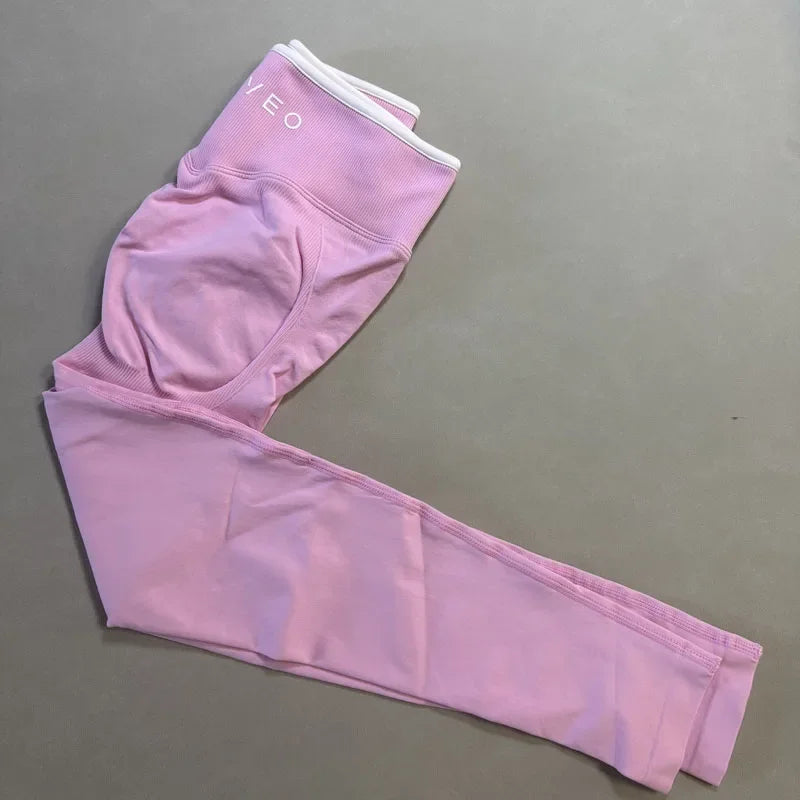 women  Leggings Women Ignite Gym Set Woman Leggings Set Workout Clothes Bra Set Seamless Scrunch Legging Yoga Set