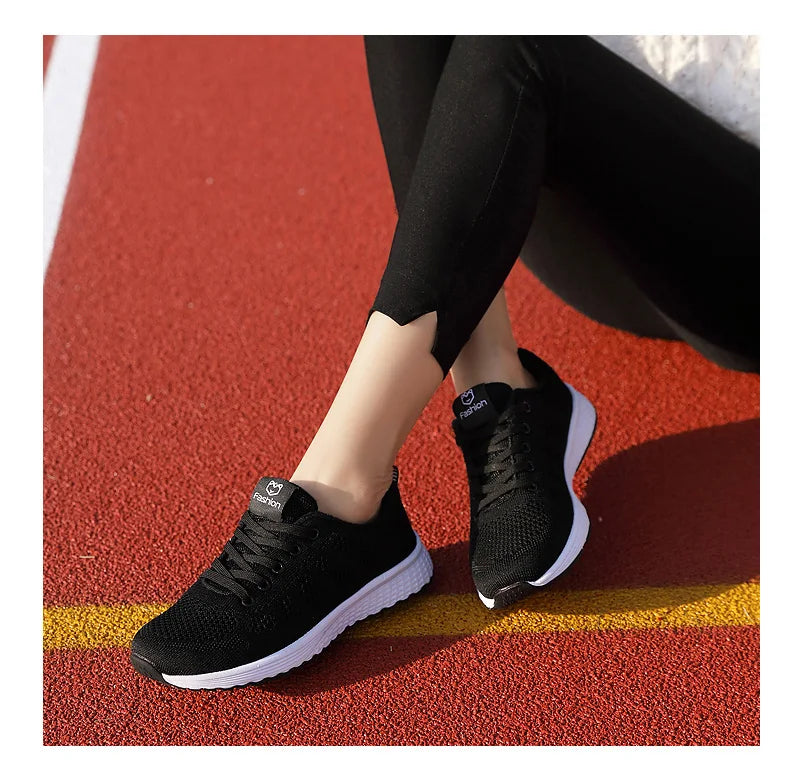 2025 Women Sport Shoes Fashion Platform Sneakers Ladies Spring Winter Flats Running Shoes for Woman