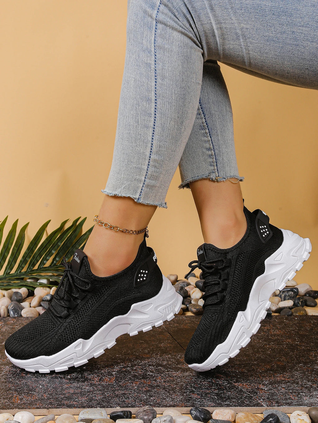 Ladies shoes women's sneakers shoes woman 2025 Solid color increases height and is versatile cheap shoes clearance free shipping