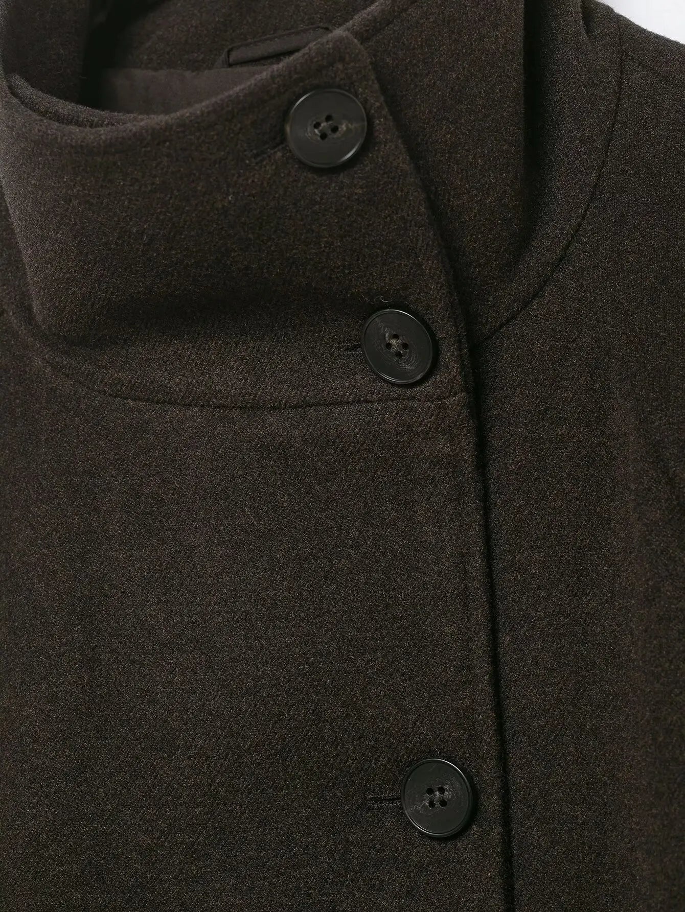 TFMLN Women’s Stand Collar Long Coats 2025 Winter New Belted Trench Coat Vintage Simple Outerwear Elegant Fashion Female