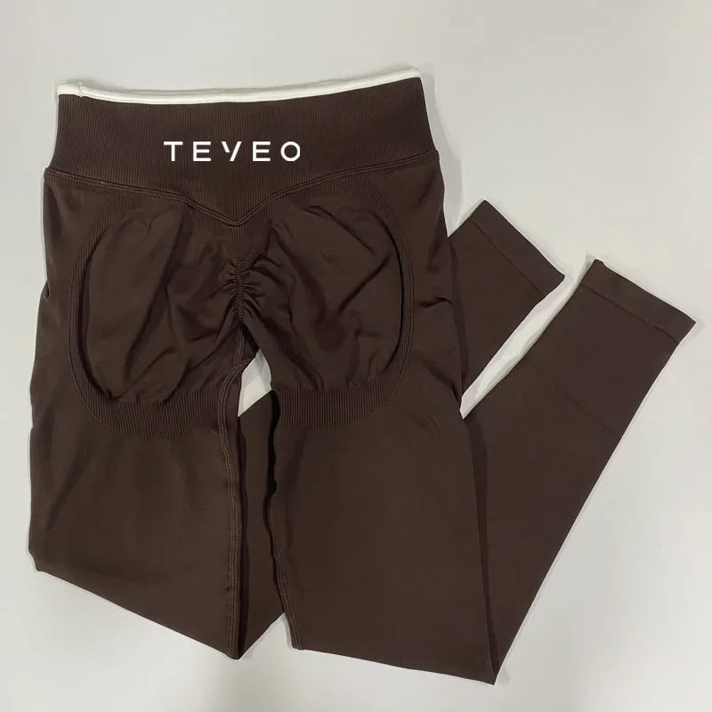 women  Leggings Women Ignite Gym Set Woman Leggings Set Workout Clothes Bra Set Seamless Scrunch Legging Yoga Set