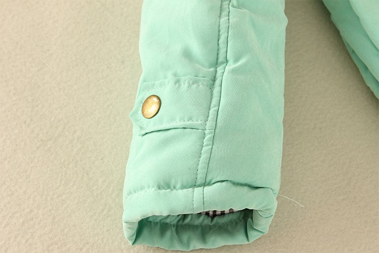 2025 New Autumn Winter Women Cotton Jacket Padded Casual Slim Coat Emboridery Hooded Parkas Wadded Warm Overcoat Fashion Parkas