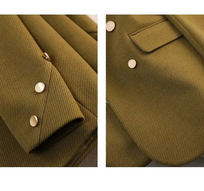 Luxury Brand Blazers Women Clothing Autumn Winter Jacket Button Office Ladies Coat Design Jacket Long Sleeve Outerwear Suits New