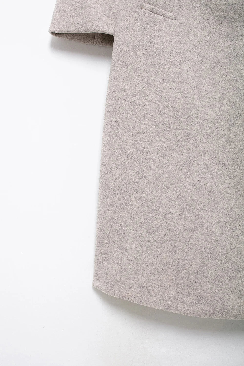 TRAFZA Women Winter Casual Wool Blend Notched Lapel Collar Coat Chic Double-breasted Trench Coats Oversized Female Long Jackets