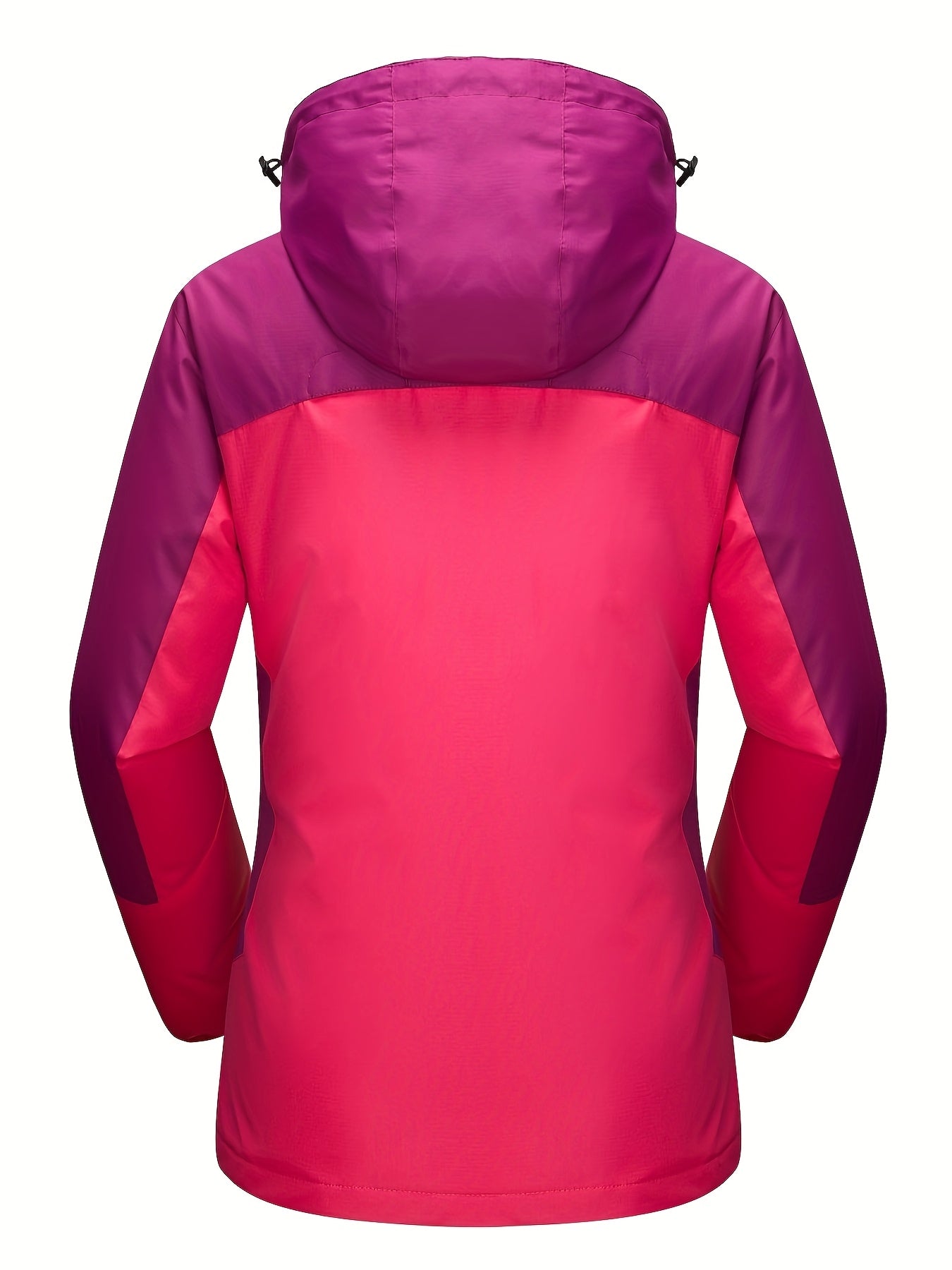 Women's 3-in-1 Winter Coats Lined Winter Snow Ski Jacket Parka Hiking Hooded Coat Multi-pocket Winter Camping Parka Wear Resistant Snowboarding Warm Jacket