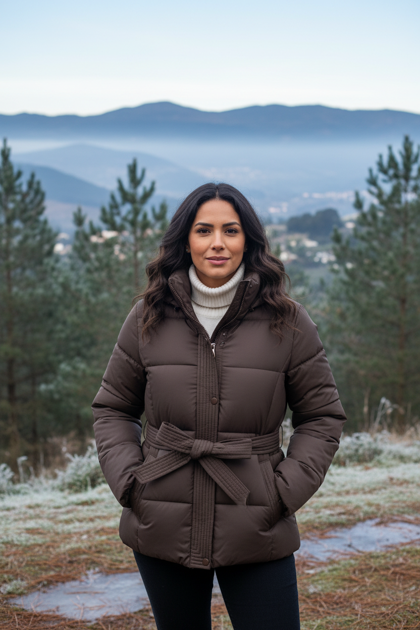 Mulher em Campos do Jordão