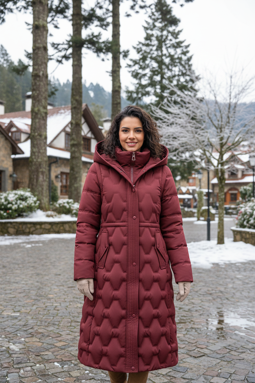 Mulher em Campos do Jordão