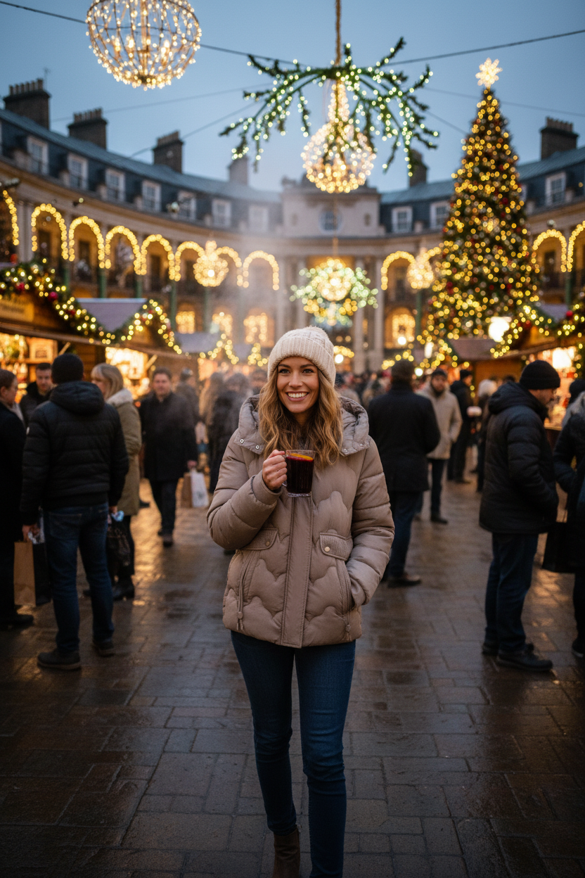 Mulher em Covent Garden