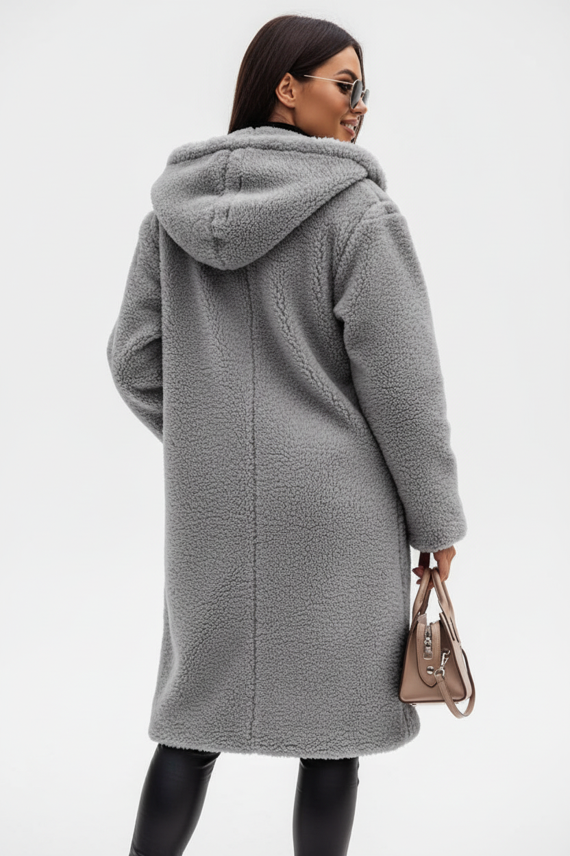 Vista traseira do casaco